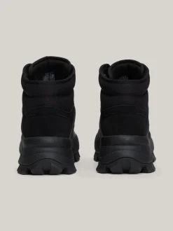 Buty Sznurowane|Buty*Tommy Hilfiger Skórzane Botki Z Protektorem BLACK