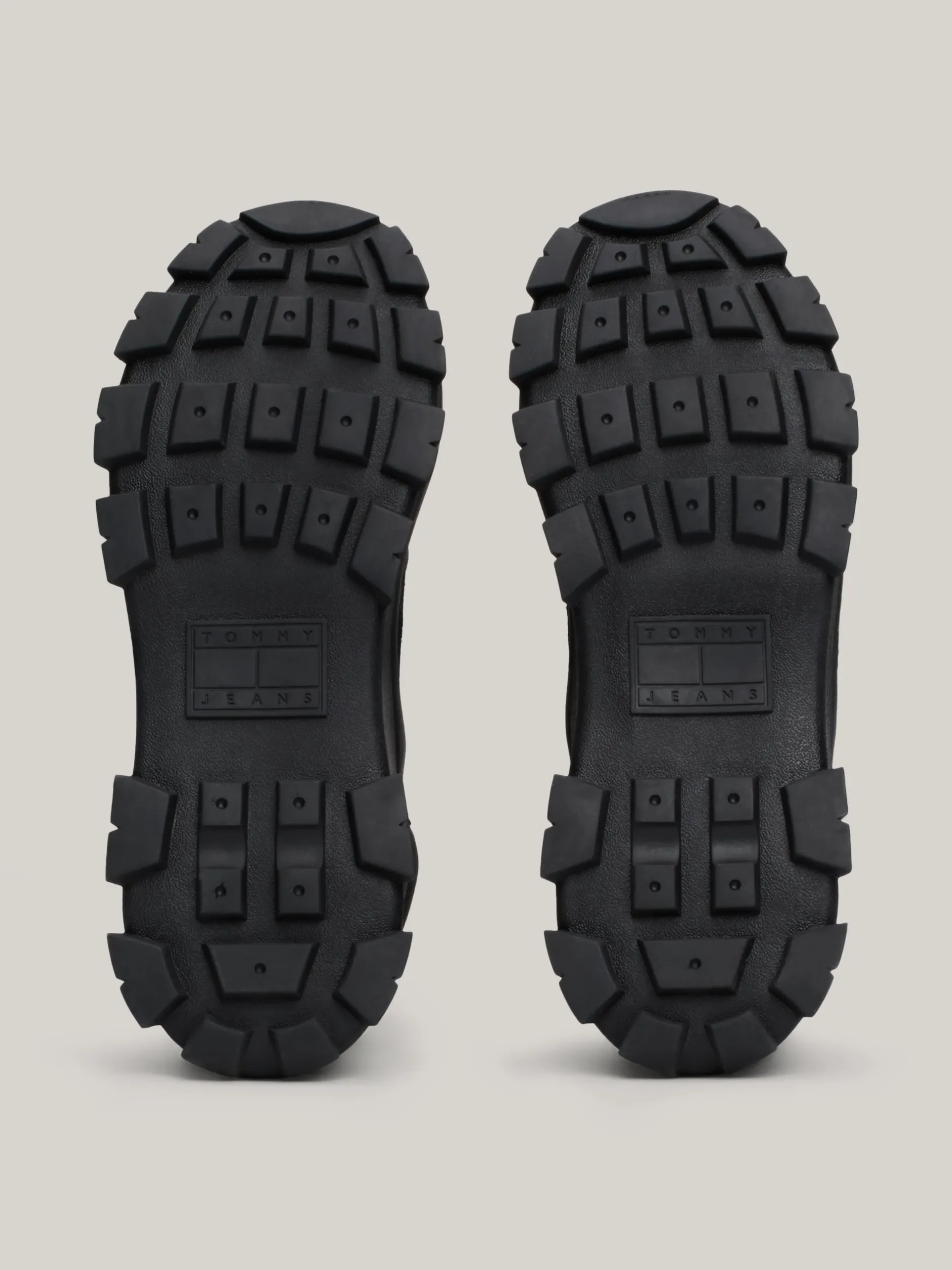 Buty Sznurowane|Buty*Tommy Hilfiger Skórzane Botki Z Protektorem BLACK