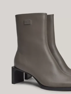 Botki Do Kostki|Botki*Tommy Hilfiger Skórzane Buty Do Kostki Z Kwadratowym Noskiem ORBITER