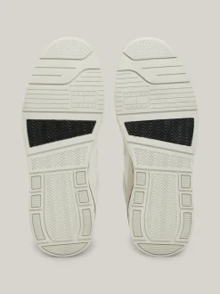 Sneakersy*Tommy Hilfiger Skórzane Buty Koszykarskie BLACK