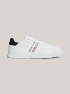 White Trainers|Sneakersy*Tommy Hilfiger Skórzane Buty Sportowe WHITE