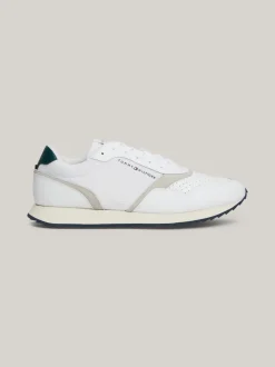 White Trainers|Sneakersy*Tommy Hilfiger Skórzane Buty Sportowe WHITE