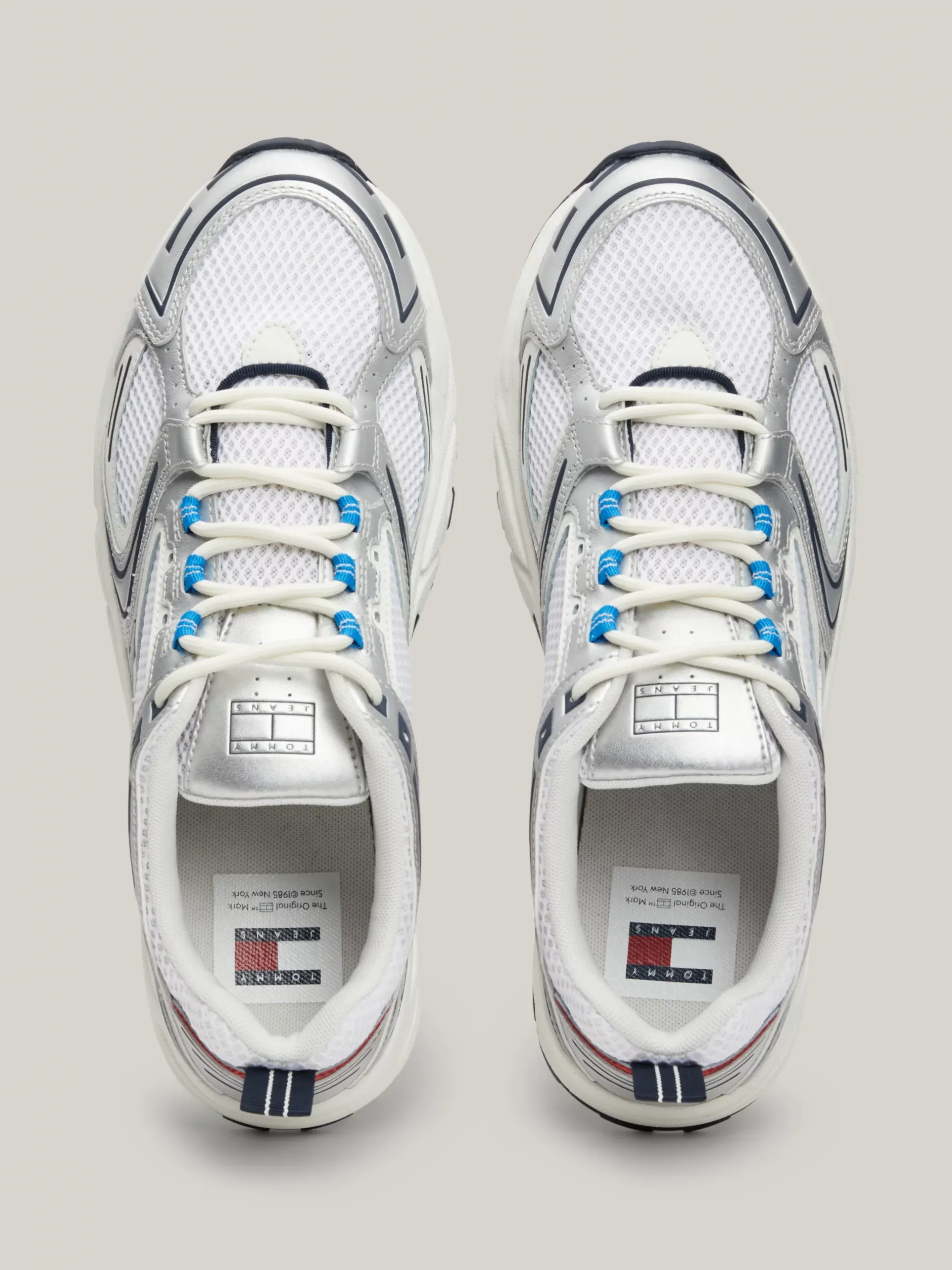 Sneakersy*Tommy Hilfiger Skórzane Buty Sportowe Archive Z Blokami Kolorów RWB