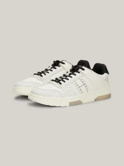 White Trainers|Sneakersy*Tommy Hilfiger Skórzane Buty Sportowe Brooklyn IVORY