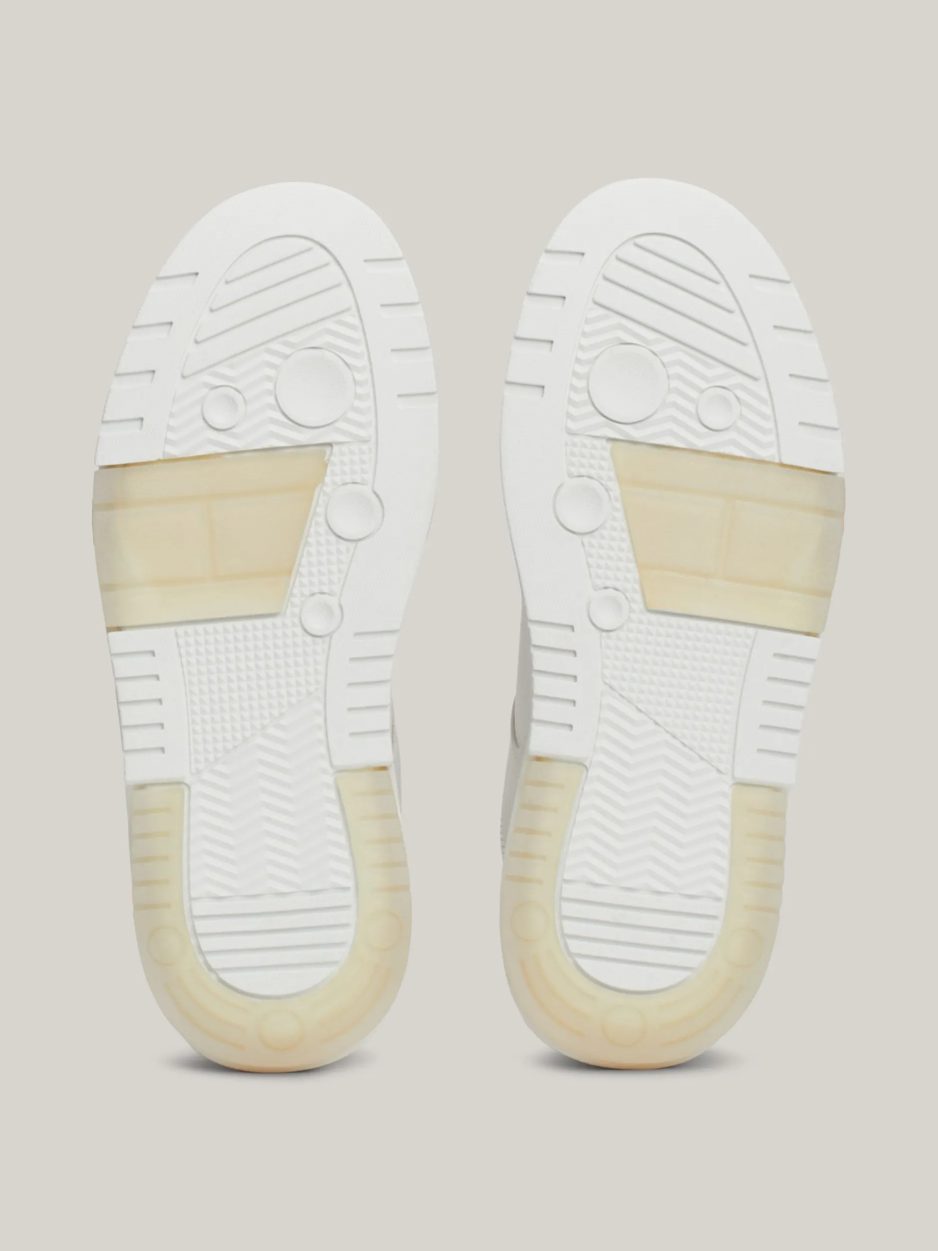 Sneakersy*Tommy Hilfiger Skórzane Buty Sportowe Brooklyn Na Platformie STRATUS GREY