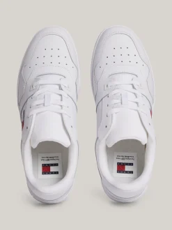 White Trainers|Sneakersy*Tommy Hilfiger Skórzane Buty Sportowe Do Koszykówki WHITE