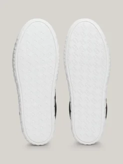 Sneakersy*Tommy Hilfiger Skórzane Buty Sportowe Essential BLACK