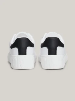 White Trainers|Sneakersy*Tommy Hilfiger Skórzane Buty Sportowe Essential WHITE