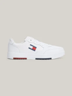 White Trainers|Sneakersy*Tommy Hilfiger Skórzane Buty Sportowe Essential WHITE