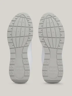 White Trainers|Sneakersy*Tommy Hilfiger Skórzane Buty Sportowe Na Grubej Podeszwie WHITE