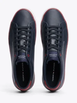 Sneakersy*Tommy Hilfiger Skórzane Buty Sportowe Na Płaskiej Platformie DESERT SKY