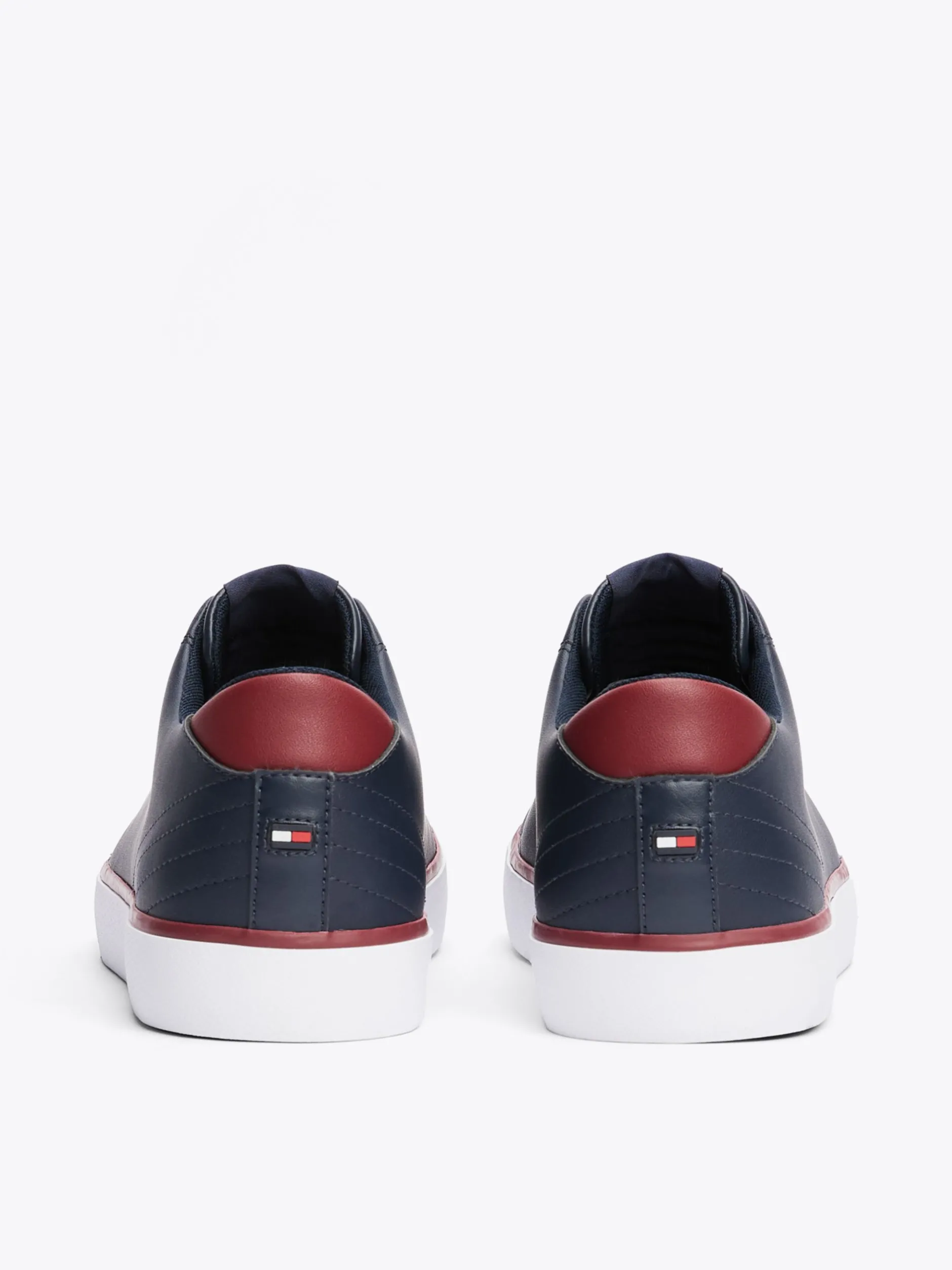 Sneakersy*Tommy Hilfiger Skórzane Buty Sportowe Na Płaskiej Platformie DESERT SKY