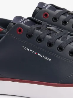 Sneakersy*Tommy Hilfiger Skórzane Buty Sportowe Na Płaskiej Platformie DESERT SKY