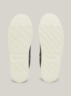 Sneakersy*Tommy Hilfiger Skórzane Buty Sportowe Na Platformie BLACK