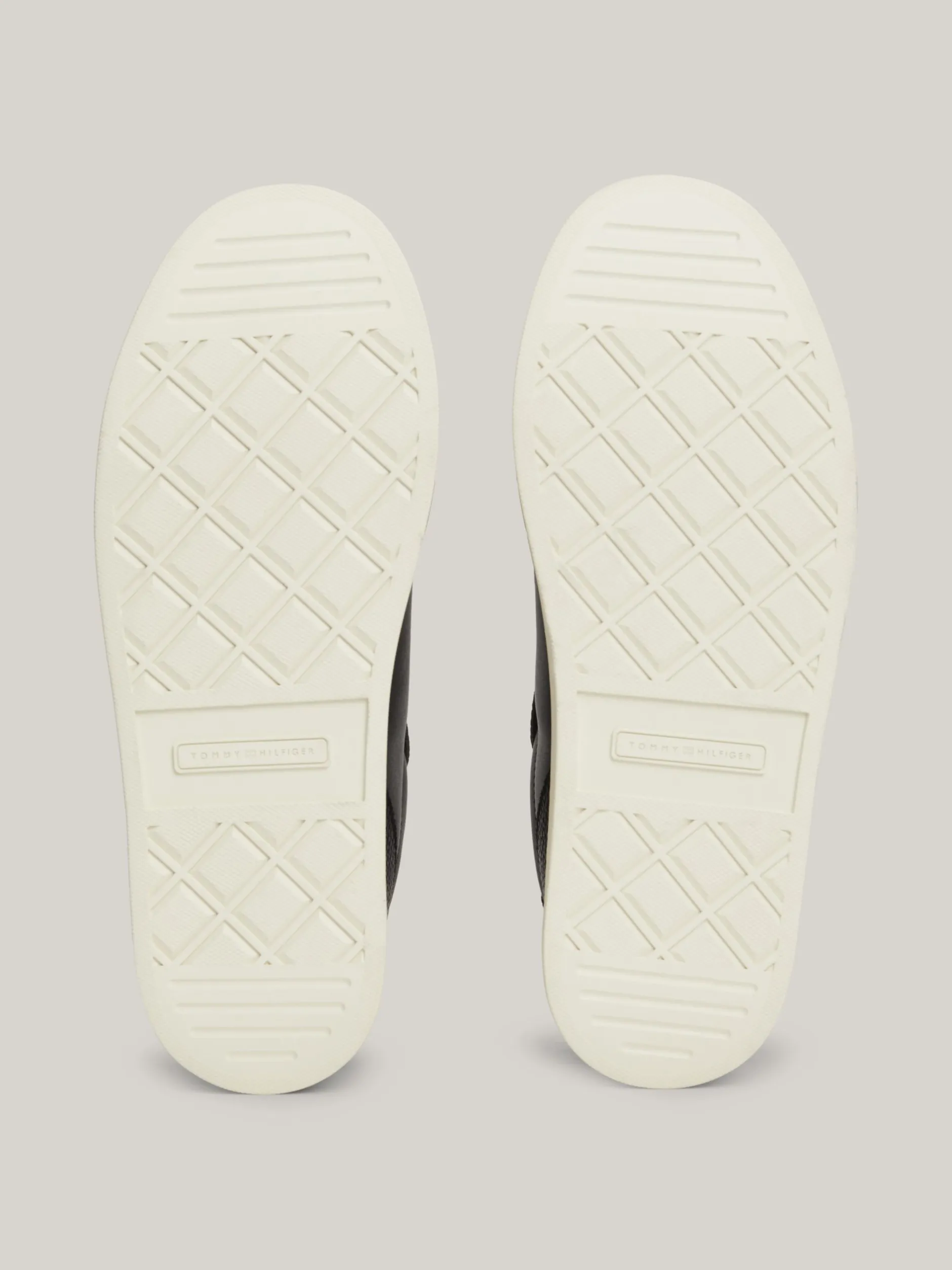 Sneakersy*Tommy Hilfiger Skórzane Buty Sportowe Na Platformie BLACK