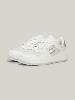 Sneakersy*Tommy Hilfiger Skórzane Buty Sportowe Retro STRATUS GREY