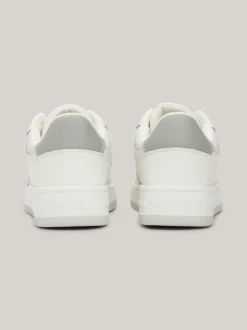Sneakersy*Tommy Hilfiger Skórzane Buty Sportowe Retro STRATUS GREY