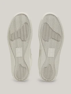 Sneakersy*Tommy Hilfiger Skórzane Buty Sportowe Retro STRATUS GREY