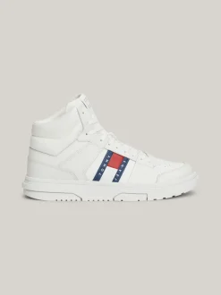 White Trainers|Sneakersy*Tommy Hilfiger Skórzane Buty Sportowe The Brooklyn Do Kostki ECRU