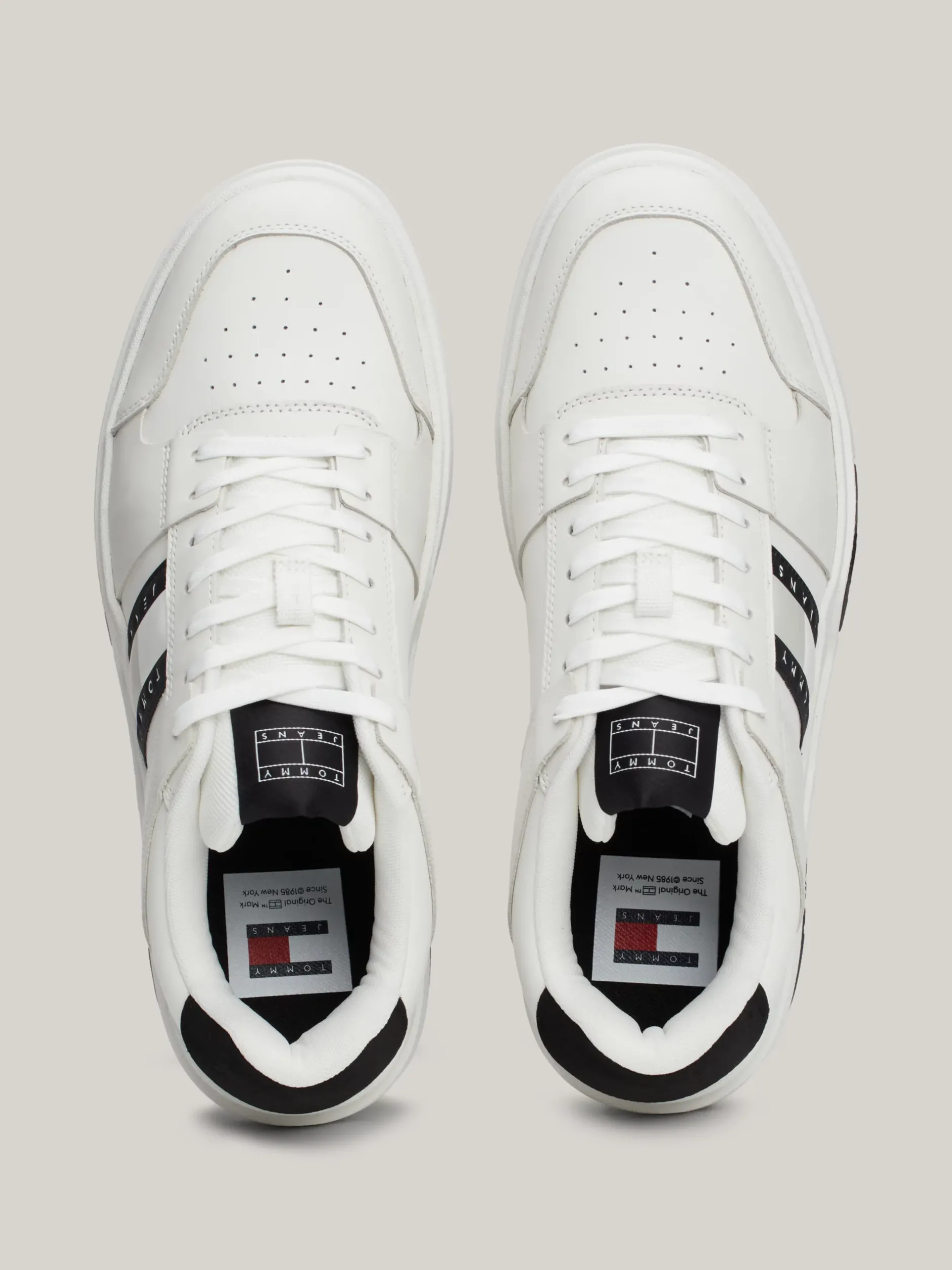 White Trainers|Sneakersy*Tommy Hilfiger Skórzane Buty Sportowe The Brooklyn BLACK