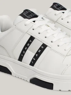 White Trainers|Sneakersy*Tommy Hilfiger Skórzane Buty Sportowe The Brooklyn BLACK