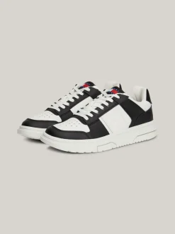 Sneakersy*Tommy Hilfiger Skórzane Buty Sportowe The Brooklyn BLACK