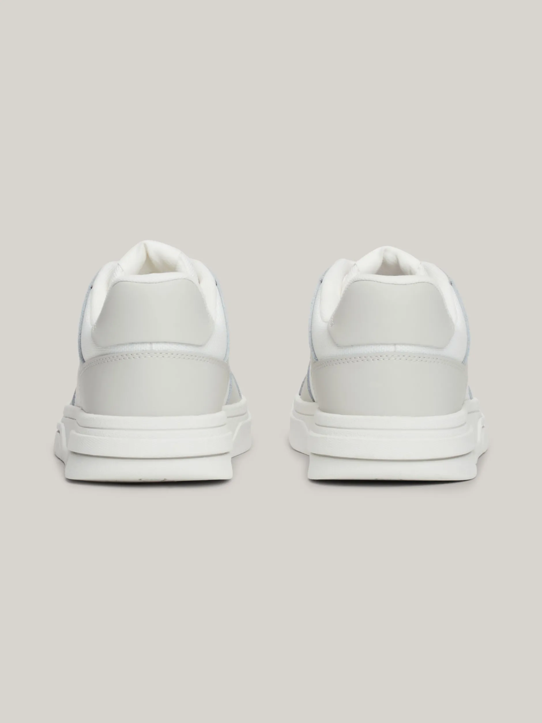 Sneakersy*Tommy Hilfiger Skórzane Buty Sportowe The Brooklyn STRATUS GREY