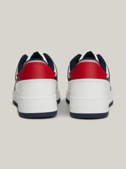 White Trainers|Sneakersy*Tommy Hilfiger Skórzane Buty Sportowe Z Blokami Kolorów SWEET CAYENNE
