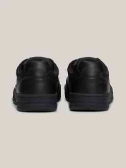 Sneakersy*Tommy Hilfiger Skórzane Buty Sportowe Z Logo BLACK
