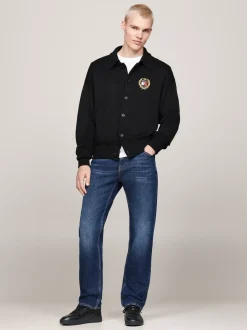Sneakersy*Tommy Hilfiger Skórzane Buty Sportowe Z Logo BLACK