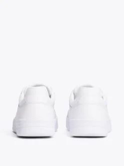 White Trainers|Sneakersy*Tommy Hilfiger Skórzane Buty Sportowe Z Logo WHITE