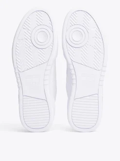 White Trainers|Sneakersy*Tommy Hilfiger Skórzane Buty Sportowe Z Logo WHITE