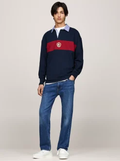 White Trainers|Sneakersy*Tommy Hilfiger Skórzane Buty Sportowe Z Logo W Kolorze Tła ECRU