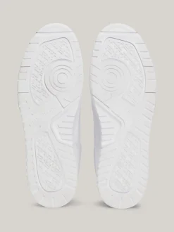 White Trainers|Sneakersy*Tommy Hilfiger Skórzane Buty Sportowe Z Logo Essential WHITE
