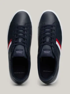 Sneakersy*Tommy Hilfiger Skórzane Buty Sportowe Z Sygnowaną Taśmą DESERT SKY