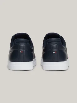 Sneakersy*Tommy Hilfiger Skórzane Buty Sportowe Z Sygnowaną Taśmą DESERT SKY