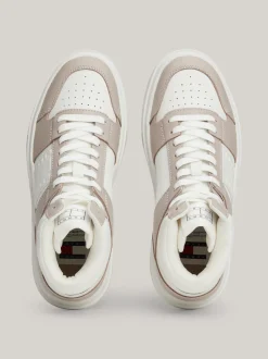 Sneakersy*Tommy Hilfiger Skórzane Buty Sportowe Za Kostkę Brooklyn DRIFTY DUNES