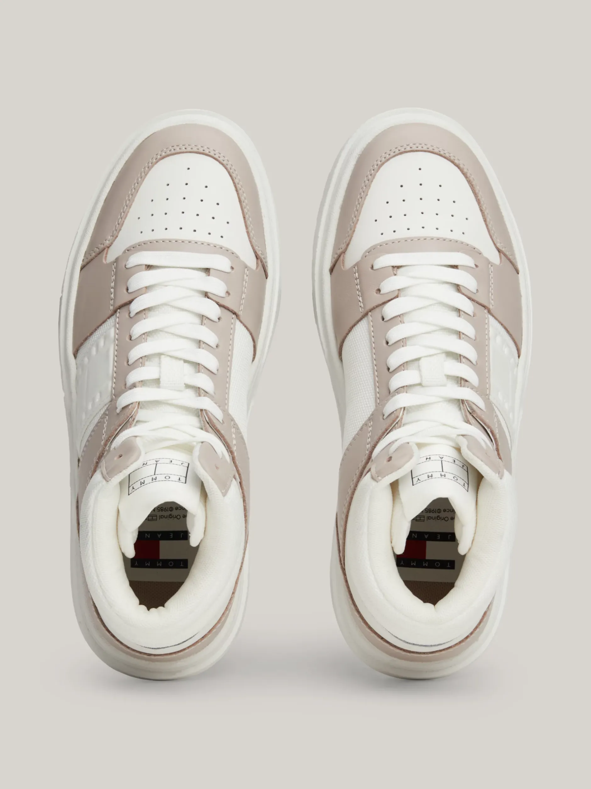 Sneakersy*Tommy Hilfiger Skórzane Buty Sportowe Za Kostkę Brooklyn DRIFTY DUNES