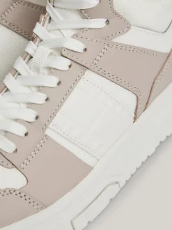 Sneakersy*Tommy Hilfiger Skórzane Buty Sportowe Za Kostkę Brooklyn DRIFTY DUNES