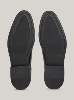 Buty Wizytowe*Tommy Hilfiger Skórzane Derby TH Monogram BLACK