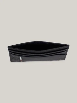 Portfele & Breloczki Do Kluczy*Tommy Hilfiger Skórzane Etui Na Karty Casual SPACE BLUE