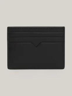 Portfele & Breloczki Do Kluczy*Tommy Hilfiger Skórzane Etui Na Karty Corporate BLACK