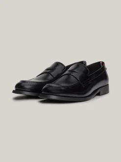 Buty Wizytowe|Mokasyny & Buty Żeglarskie*Tommy Hilfiger Skórzane Mokasyny BLACK