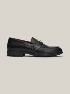 Mokasyny & Loafers|Płaskie Buty*Tommy Hilfiger Skórzane Mokasyny Elevated BLACK