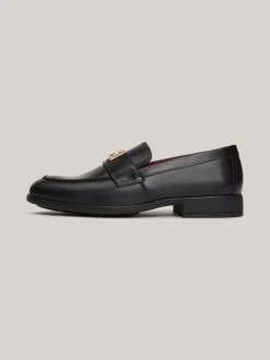 Mokasyny & Loafers|Płaskie Buty*Tommy Hilfiger Skórzane Mokasyny Elevated BLACK