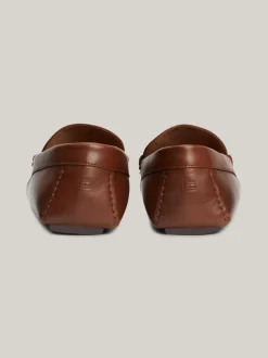 Mokasyny & Buty Żeglarskie|Buty Casual*Tommy Hilfiger Skórzane Mokasyny Z Protektorem WINTER COGNAC