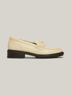 Mokasyny & Loafers|Płaskie Buty*Tommy Hilfiger Skórzane Mokasyny Z Protektorem COUNTRY IVORY