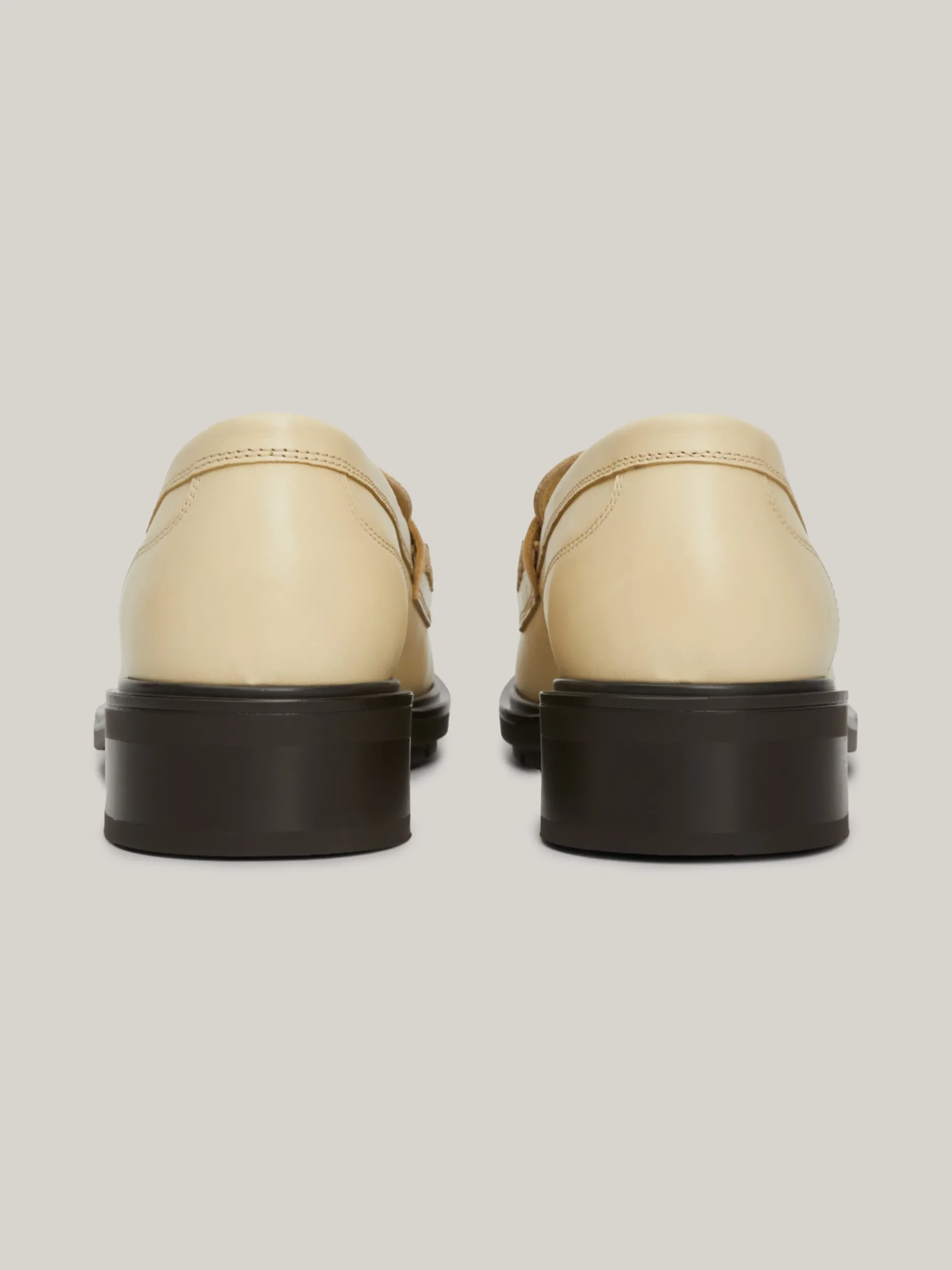 Mokasyny & Loafers|Płaskie Buty*Tommy Hilfiger Skórzane Mokasyny Z Protektorem COUNTRY IVORY