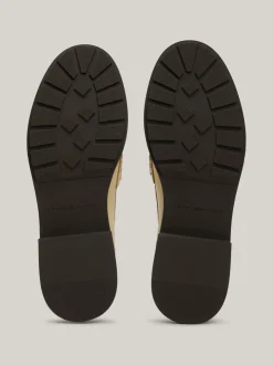 Mokasyny & Loafers|Płaskie Buty*Tommy Hilfiger Skórzane Mokasyny Z Protektorem COUNTRY IVORY