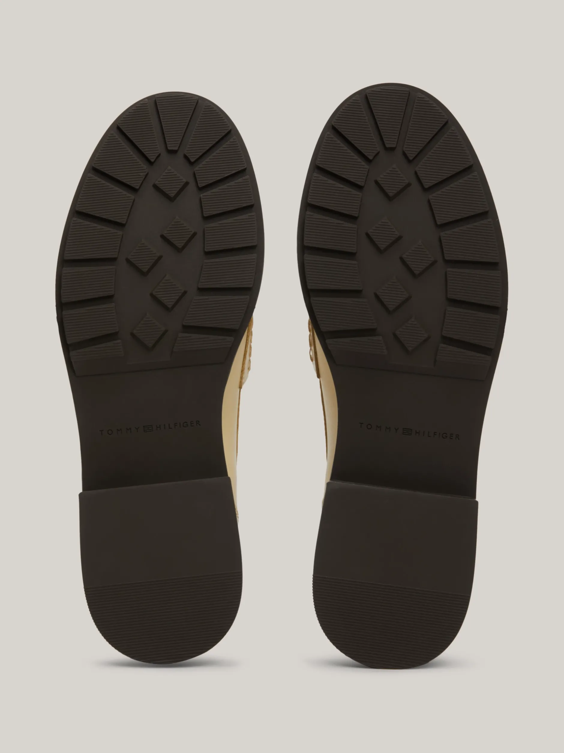 Mokasyny & Loafers|Płaskie Buty*Tommy Hilfiger Skórzane Mokasyny Z Protektorem COUNTRY IVORY